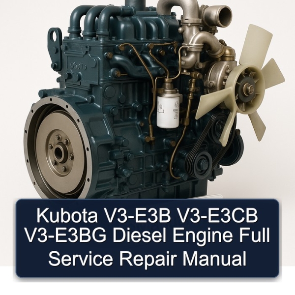Kubota V3-E3B V3-E3CB V3-E3BG Diesel Engine Full Service Repair Manual