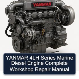 YANMAR 4LH Series Marine Diesel Engine Complete Workshop Repair Manual