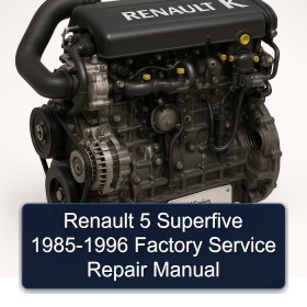 Renault 5 Superfive 1985-1996 Factory Service Repair Manual