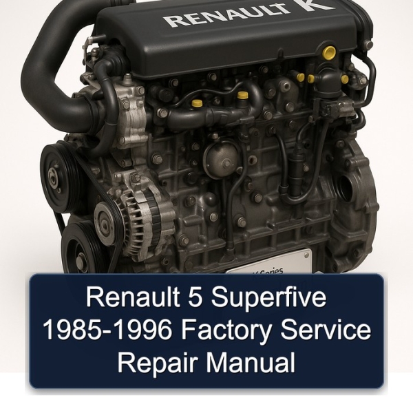 Renault 5 Superfive 1985-1996 Factory Service Repair Manual