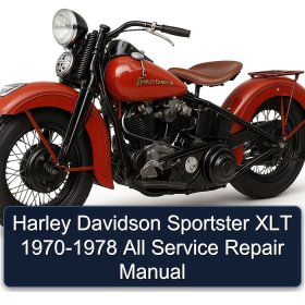 Harley Davidson Sportster XLT 1970-1978 All Service Repair Manual