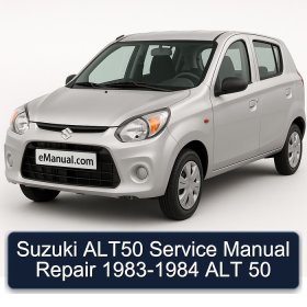 Suzuki ALT50 Service Manual Repair 1983-1984 ALT 50