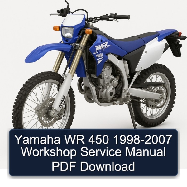 Yamaha WR 450 1998-2007 Workshop Service Manual PDF Download