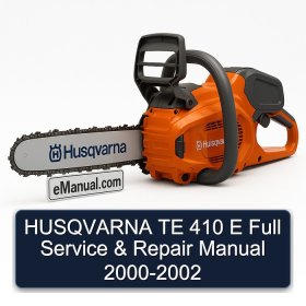 HUSQVARNA TE 410 E Full Service & Repair Manual 2000-2002