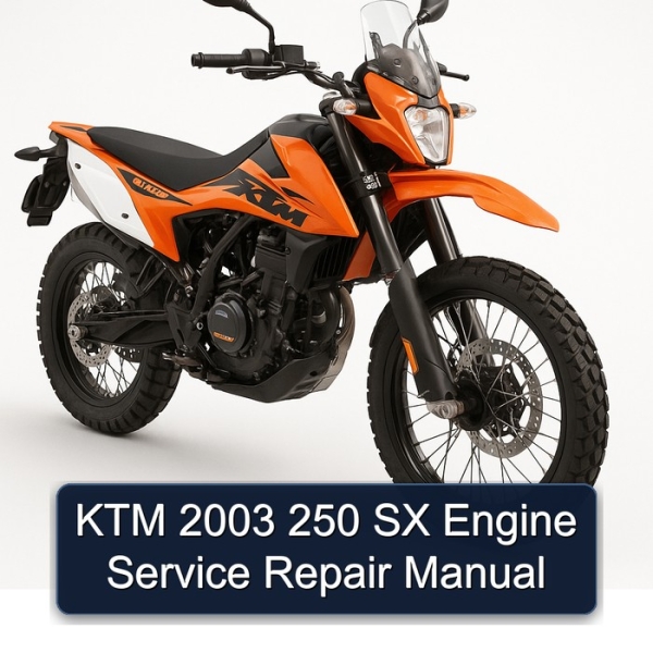 KTM 2003 250 SX Engine Service Repair Manual