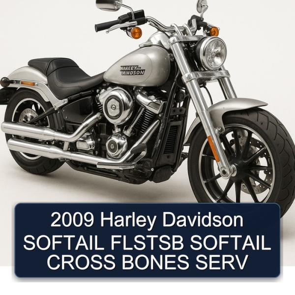 2009 Harley Davidson SOFTAIL FLSTSB SOFTAIL CROSS BONES SERV