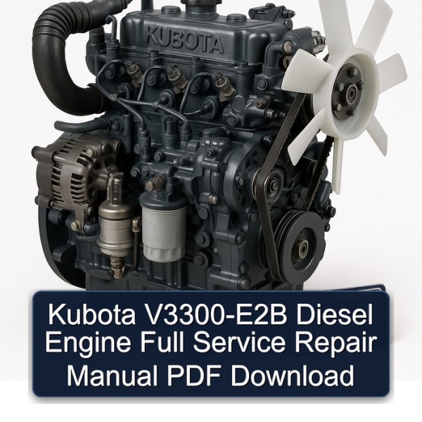 Kubota V3300-E2B Diesel Engine Full Service Repair Manual PDF Download
