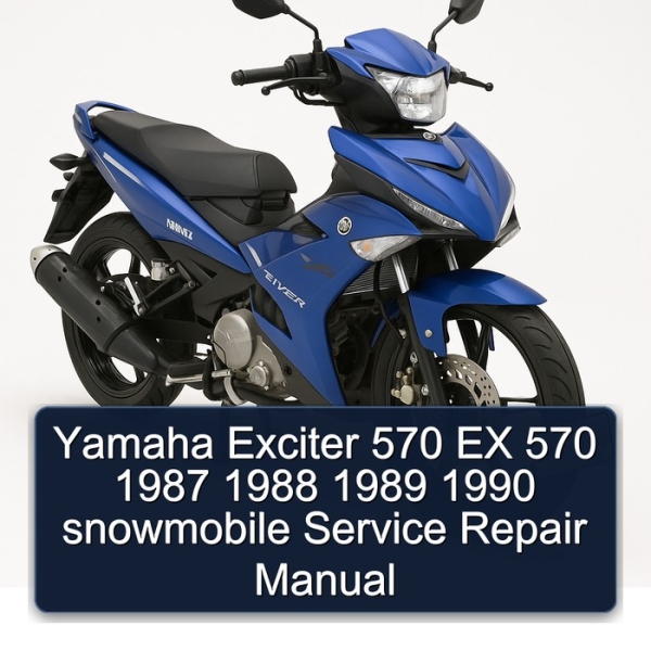 Yamaha Exciter 570 EX 570 1987 1988 1989 1990 snowmobile Service Repair Manual