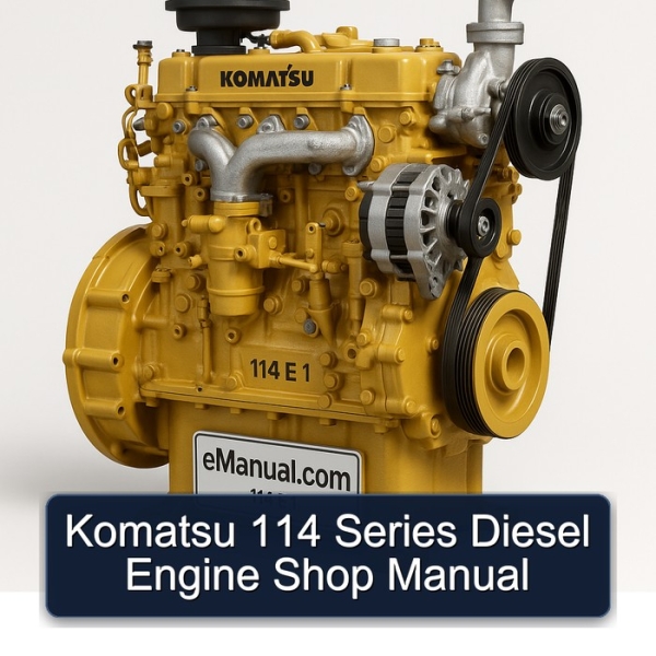 Komatsu 114 Series Diesel Engine Shop Manual
