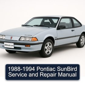 1988-1994 Pontiac SunBird Service and Repair Manual