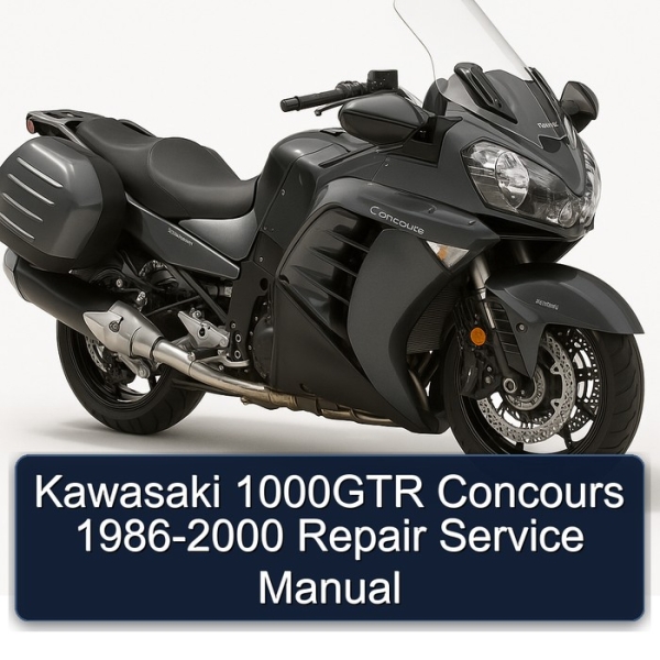 Kawasaki 1000GTR Concours 1986-2000 Repair Service Manual