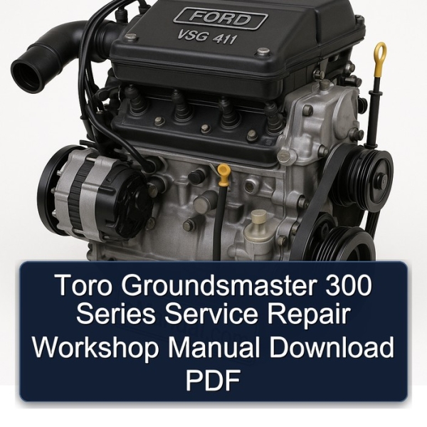 Toro Groundsmaster 300 Series Service Repair Workshop Manual Download PDF