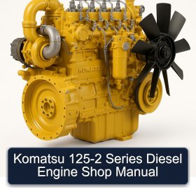 Komatsu 125-2 Series Diesel Engine Shop Manual