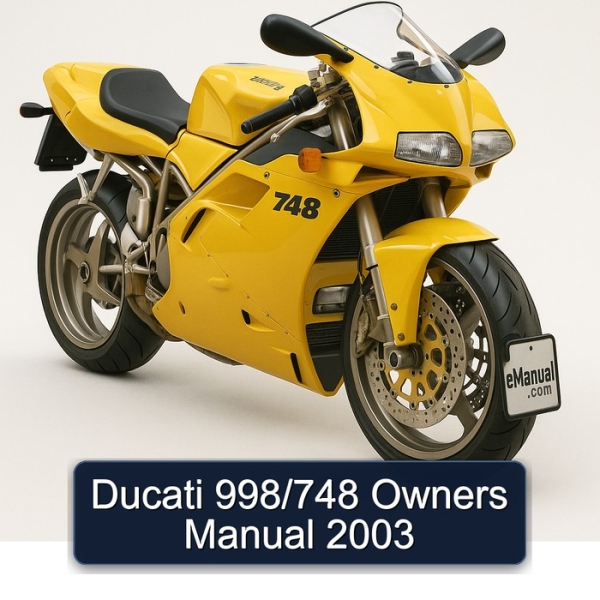 Ducati 998/748 Owners Manual 2003