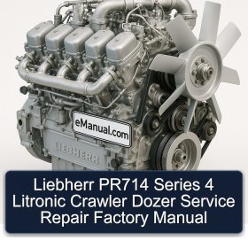 Liebherr PR714 Series 4 Litronic Crawler Dozer Service Repair Factory Manual