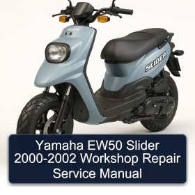 Yamaha EW50 Slider 2000-2002 Workshop Repair Service Manual
