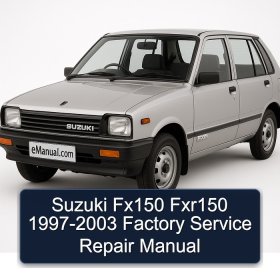 Suzuki Fx150 Fxr150 1997-2003 Factory Service Repair Manual