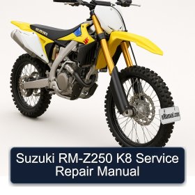 Suzuki RM-Z250 K8 Service Repair Manual