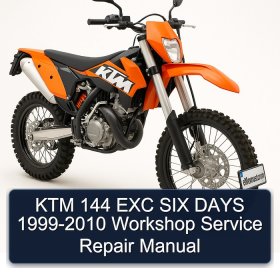 KTM 144 EXC SIX DAYS 1999-2010 Workshop Service Repair Manual