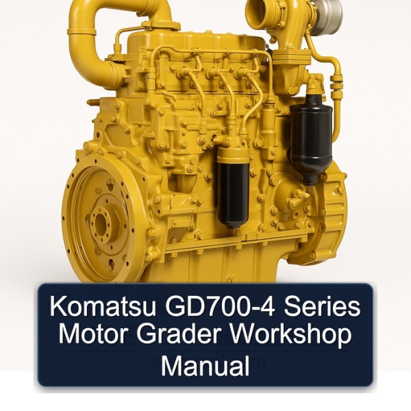 Komatsu GD700-4 Series Motor Grader Workshop Manual