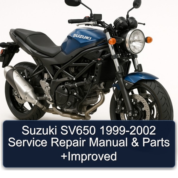 Suzuki SV650 1999-2002 Service Repair Manual & Parts +Improved