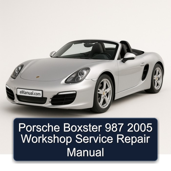 Porsche Boxster 987 2005 Workshop Service Repair Manual