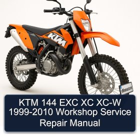 KTM 144 EXC XC XC-W 1999-2010 Workshop Service Repair Manual