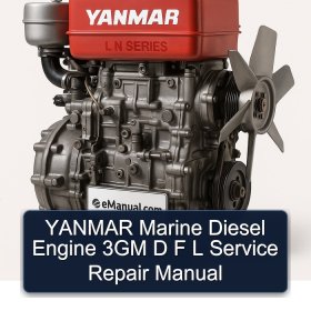 YANMAR Marine Diesel Engine 3GM D F L Service Repair Manual