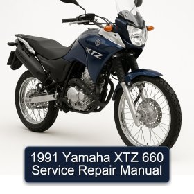 1991 Yamaha XTZ 660 Service Repair Manual