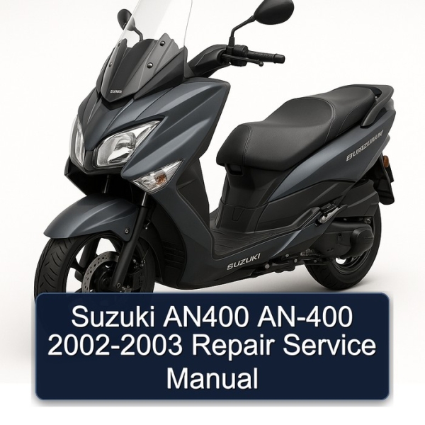 Suzuki AN400 AN-400 2002-2003 Repair Service Manual