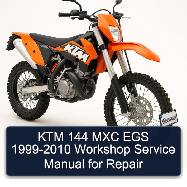 KTM 144 MXC EGS 1999-2010 Workshop Service Manual for Repair