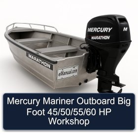 Mercury Mariner Outboard Big Foot 45/50/55/60 HP Workshop