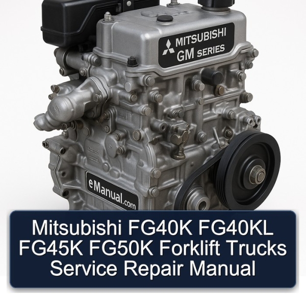 Mitsubishi FG40K FG40KL FG45K FG50K Forklift Trucks Service Repair Manual