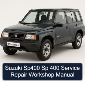 Suzuki Sp400 Sp 400 Service Repair Workshop Manual
