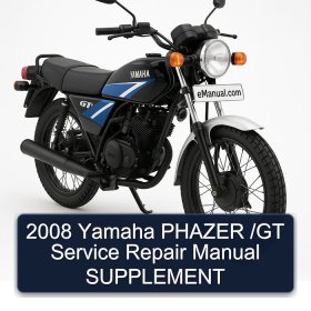 2008 Yamaha PHAZER /GT Service Repair Manual SUPPLEMENT