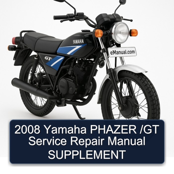 2008 Yamaha PHAZER /GT Service Repair Manual SUPPLEMENT