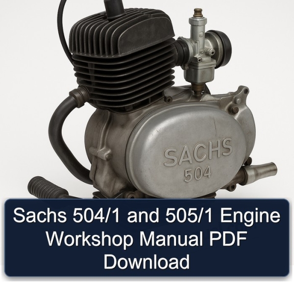 Sachs 504/1 and 505/1 Engine Workshop Manual PDF Download