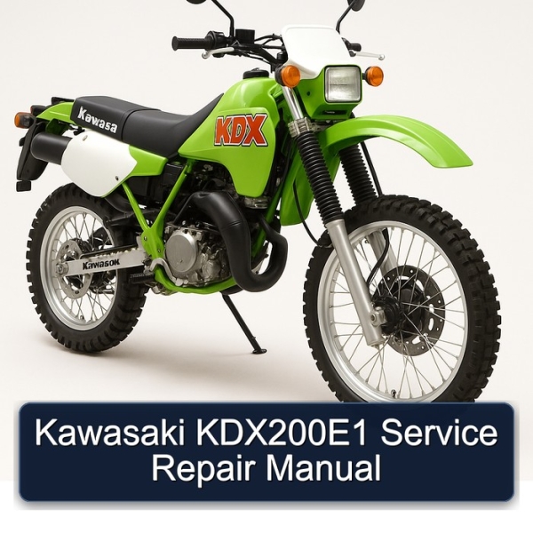 Kawasaki KDX200E1 Service Repair Manual