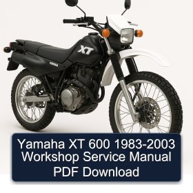 Yamaha XT 600 1983-2003 Workshop Service Manual PDF Download
