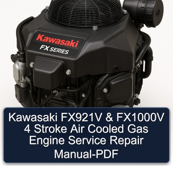 Kawasaki FX921V & FX1000V 4 Stroke Air Cooled Gas Engine Service Repair Manual-PDF