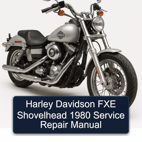 Harley Davidson FXE Shovelhead 1980 Service Repair Manual