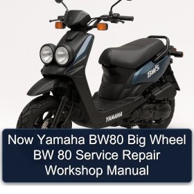Now Yamaha BW80 Big Wheel BW 80 Service Repair Workshop Manual