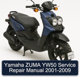 Yamaha ZUMA YW50 Service Repair Manual 2001-2009