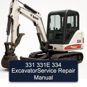 331 331E 334 ExcavatorService Repair Manual