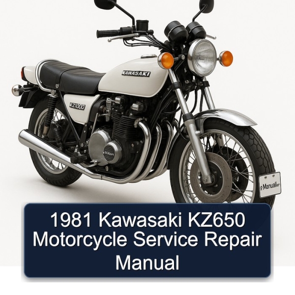 1981 Kawasaki KZ650 Motorcycle Service Repair Manual