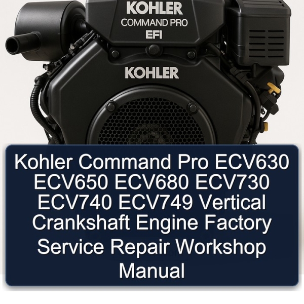 Kohler Command Pro ECV630 ECV650 ECV680 ECV730 ECV740 ECV749 Vertical Crankshaft Engine Factory Service Repair Workshop Manual