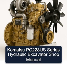 Komatsu PC228US Series Hydraulic Excavator Shop Manual