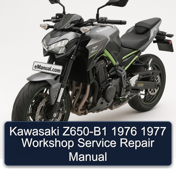 Kawasaki Z650-B1 1976 1977 Workshop Service Repair Manual