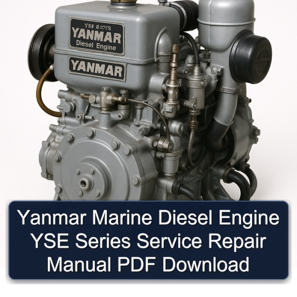 Yanmar Marine Diesel Engine YSE Series Service Repair Manual PDF Download