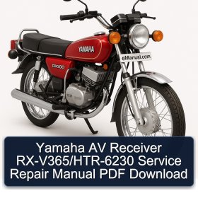 Yamaha AV Receiver RX-V365/HTR-6230 Service Repair Manual PDF Download